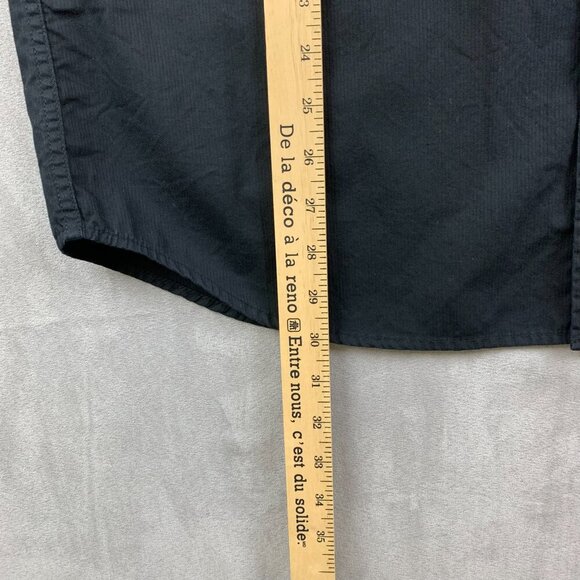 Harley Davidson Mens Shirt Medium Black Button Up Long Sleeve Skull Embroidered - Picture 6 of 6